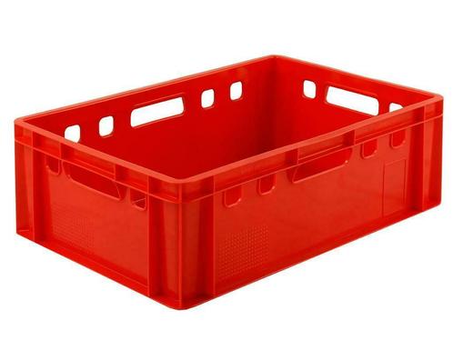 Kunststof stapelbak, E2 krat, vleeskrat, Doe-het-zelf en Verbouw, Kratten en Dozen, 50 tot 75 cm, Nieuw, Krat, Minder dan 35 cm