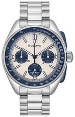Bulova 98K112 Lunar Pilot  Special Edition horloge, Overige merken, Staal, Verzenden, Polshorloge