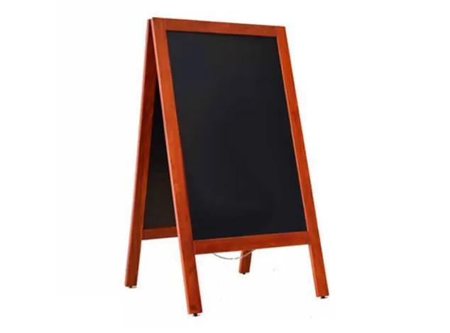 2dekans | DiscountOffice Krijtstoepbord Mahonie 75x135cm, Huis en Inrichting, Woonaccessoires | Memoborden, Zo goed als nieuw