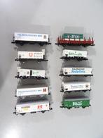 diverse N - Treinset (10) - 10 goederenwagons Bier reclame, Nieuw