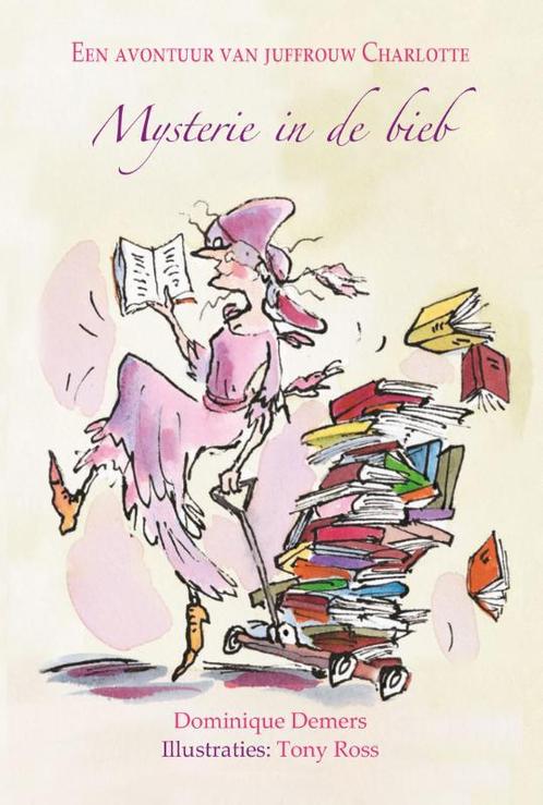 Mysterie in de bieb / Een avontuur van juffrouw Charlotte, Boeken, Kinderboeken | Kleuters, Zo goed als nieuw, Verzenden