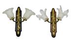 Estilo Luis XV - Wandlamp (2) - Slingers - Brons