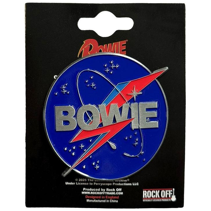 David Bowie NASA - Pin officiële merchandise, Verzamelen, Muziek, Artiesten en Beroemdheden, Kleding, Nieuw, Ophalen of Verzenden