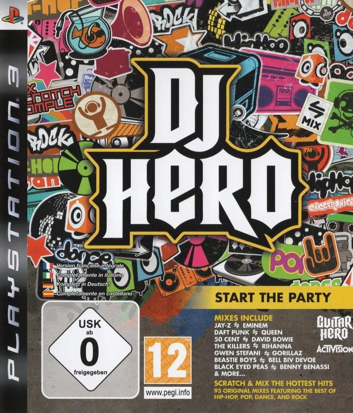DJ Hero - PlayStation 3, Spelcomputers en Games, Games | Sony PlayStation 3, Zo goed als nieuw, Ophalen of Verzenden
