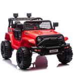 KInderauto rood Jeep 12V, Kinderen en Baby's, Speelgoed | Buiten | Accuvoertuigen, Verzenden, Nieuw