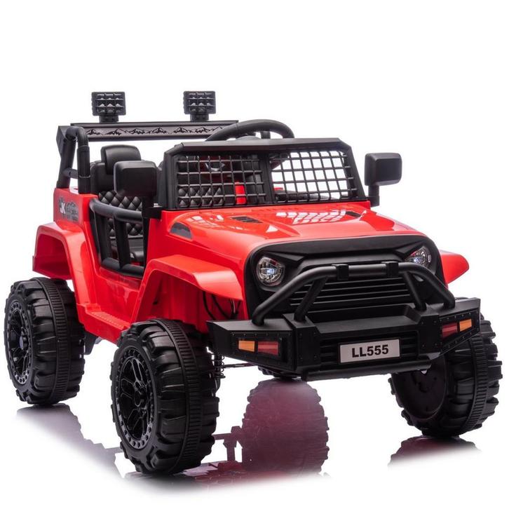 KInderauto rood Jeep 12V, Kinderen en Baby's, Speelgoed | Buiten | Accuvoertuigen, Nieuw, Verzenden