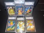 Wizards of The Coast - 6 Graded card - Pikachu Van Gogh +, Hobby en Vrije tijd, Verzamelkaartspellen | Pokémon, Nieuw