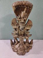 Garuda met Vishnu - Hout - India - Eind 20e eeuw