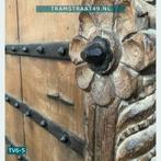 Kasteelpoort, antieke deuren, openslaande deur, poortdeur, 215 cm of meer, Gebruikt, Ophalen of Verzenden, 120 cm of meer