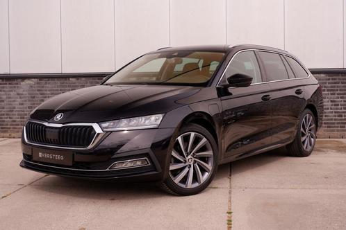 Zakelijke Lease |  Škoda Octavia Combi 1.4 TSI iV PHEV Sport, Auto's, Skoda, Dealer onderhouden, Lease, Zwart, Automaat, Stationwagon