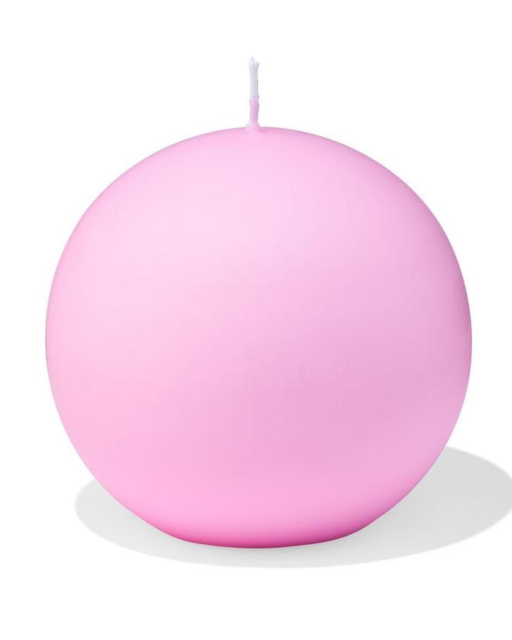 HEMA Bolkaars Ø14.5cm tompouce roze 2+1 gratis, Huis en Inrichting, Woonaccessoires | Kandelaars en Kaarsen, Nieuw, Verzenden