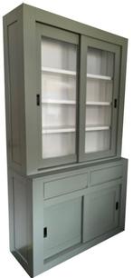 Buffetkast Engels groen design 120cm soft close, Huis en Inrichting, Kasten | Buffetkasten, Ophalen of Verzenden, Nieuw