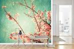 Vlies fotobehang Cherry blossom vintage -, Verzenden