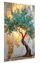 John Joseb Art 60x40 cm, glasschilderij, olijfboom, Minder dan 50 cm, Verzenden, Nieuw, Schilderij