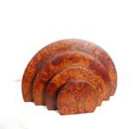 Brievenhouder - Wortelnotenhout - Brievenhouder in Art Deco, Antiek en Kunst