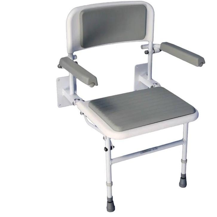 Douchestoel opklapbaar met zachte zitting, Diversen, Verpleegmiddelen, Ophalen of Verzenden