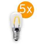 5 stuks Ledmaxx LED schakelbord E14 0.85W 55lm 2400K held..., Ophalen of Verzenden, Nieuw
