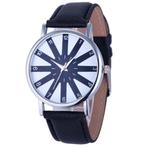 Fako® - Horloge - Ster - Zwart, Verzenden, Nieuw