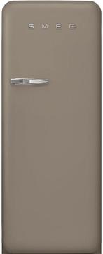 Smeg FAB28RDTP5 rechtsdraaiende koelkast - taupe, 150 tot 200 liter, Verzenden, 60 cm of meer, Met aparte vriezer