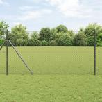 vidaXL Kettingschakelhek Grijs 1x10 m Staal, Tuin en Terras, Verzenden, Nieuw