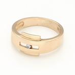 Ring - 14 karaat Geel goud Diamant (Natuurlijk), Sieraden, Tassen en Uiterlijk, Ringen, Nieuw