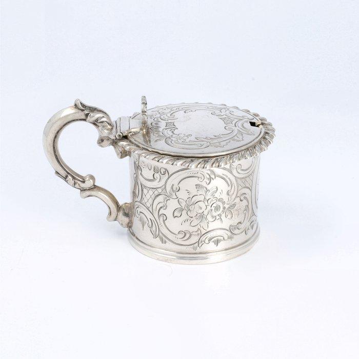 John Evans II, Mosterdpot, Victoriaans, Londen, 1848 - Pot -, Antiek en Kunst, Antiek | Goud en Zilver