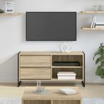 vidaXL TV-kast met lade Sonoma 100 x 36 x 49,5 cm Bewerkt, Minder dan 50 cm, Verzenden, Nieuw, Minder dan 100 cm