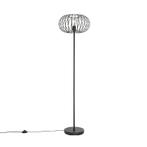 Design vloerlamp zwart draad - Johanna, Nieuw, Overige materialen, Design, 100 tot 150 cm