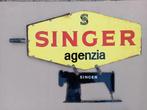 Singer - Smalterie Lombarde - Emaille bord - IJzer, Antiek en Kunst