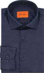 Suitable Satin Overhemd Marine maat 39 Heren, Verzenden, Nieuw, Blauw, Suitable