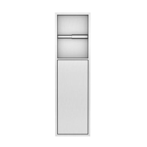 Toiletrolhouder Best Design Zione Inbouw 60x17x12 cm RVS, Doe-het-zelf en Verbouw, Sanitair, Bad, Nieuw, Ophalen of Verzenden