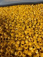 Lego Stenen - Lego 1x1 rond Plate goud 500 stuks, Nieuw