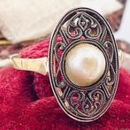 Zonder Minimumprijs - Ring - 18 karaat Geel goud, Zilver, Sieraden, Tassen en Uiterlijk, Ringen, Nieuw