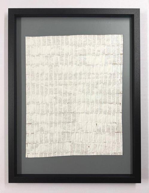 Herbert Zangs (1924-2003) - Verweißte Reihung - mit, Antiek en Kunst, Antiek | Overige Antiek