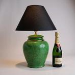 Tafellamp - Groen klassiek - Keramiek, Textiel