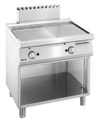 Bartscher Gas Bakplaat | Glad Geribbeld | 90x90x85cm, Zakelijke goederen, Horeca | Keukenapparatuur, Verzenden