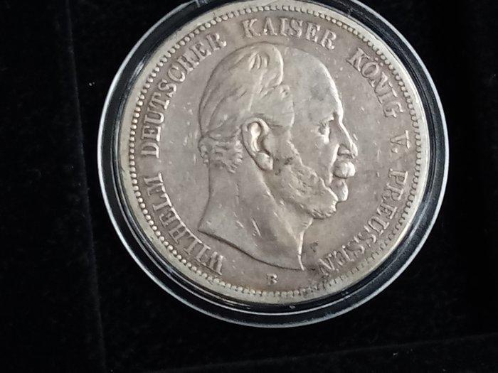Duitsland, keizerrijk Wilhelm I. 5 Mark 1875 / Prussia, Postzegels en Munten, Munten | Europa | Niet-Euromunten
