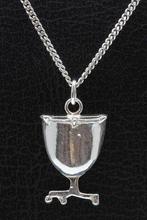 Zilveren Pauk ketting hanger, Verzenden, Nieuw
