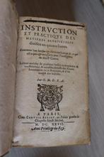 . Instruction et practique des matières bénéficiales divisée, Antiek en Kunst, Antiek | Boeken en Bijbels