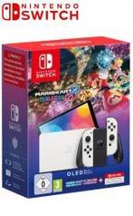 Nintendo Switch OLED Model Wit MK8 Deluxe Bundel Als N & Box, Spelcomputers en Games, Spelcomputers | Nintendo Switch, Ophalen of Verzenden