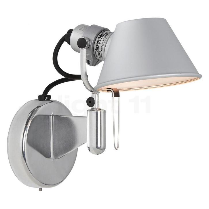 Artemide Tolomeo Micro Faretto LED, aluminium - 3.000 K - zo, Huis en Inrichting, Lampen | Wandlampen, Nieuw, Verzenden