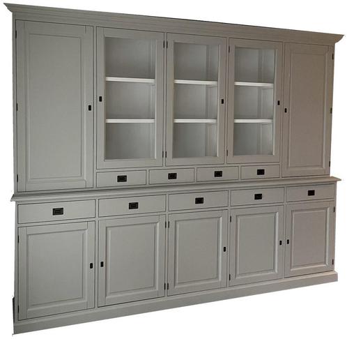 Buffetkast kiezelgrijs Lelystad 300 x 235 cm, Huis en Inrichting, Kasten | Buffetkasten, Ophalen of Verzenden
