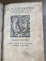 M.T. Ciceronem Orationum Volumen Tertium - Ex libris, Antiek en Kunst