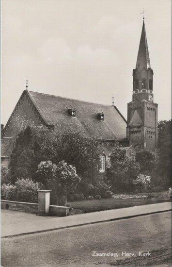ZAAMSLAG - Herv. Kerk, Verzamelen, Ansichtkaarten | Nederland, Verzenden
