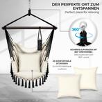 Hangstoel - Binnen & Buiten - Hangschommel - Tot 150kg - Bei, Verzenden, Zo goed als nieuw