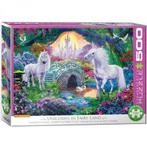 Unicorns in Fairy Land Puzzel (500 XL stukjes) |, Hobby en Vrije tijd, Denksport en Puzzels, Verzenden, Nieuw