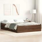 vidaXL Bedframe bruin eikenkleur 120x190 cm, Bruin, Verzenden, Nieuw, 190 cm of minder
