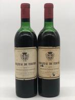 2 x 75cl Chateau Du Tertre, Margaux 1972 (Bordeaux, rood), Ophalen of Verzenden, Nieuw, Frankrijk, Rode wijn