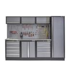 Werkbankset - met RVS plaat omkleed werkblad,, Ophalen of Verzenden, Nieuw