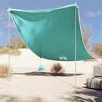 vidaXL Strandluifel met zandankers 214x236 cm groen, Nieuw, Tot en met 2